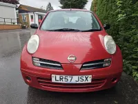 Used Nissan Micra 65 HP (47 kW) 2007 Red Hatchback