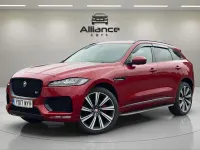 Used Jaguar F-Pace S 300 HP (220 kW) 2017 Red SUV