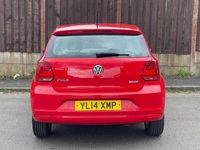 Used VW Polo SE 60 HP (44 kW) 2014 Red Hatchback