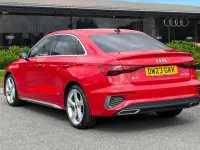 Used Audi A3 S-Line 110 HP (80 kW) 2023 Red Sedan