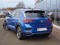 Used VW T-Roc R-line 113 HP (83 kW) 2019 Blue SUV