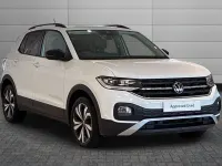 Used VW T-Cross Black Edition 110 HP (80 kW) 2023 White SUV