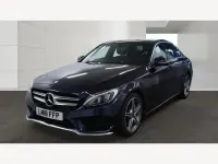 Used Mercedes C220 AMG line 2018 Blue Sedan