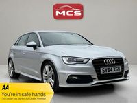 Used Audi A3 Sportback S-Line 2014 Silver Hatchback