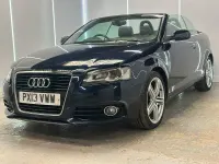 Used Audi A3 Cabriolet S-Line 138 HP (101 kW) 2013 Blue Cabriolet