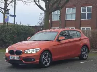 Used BMW 116 Sport Line 114 HP (83 kW) 2016 Orange Hatchback