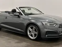 Used Audi A5 Cabriolet S-Line 190 HP (139 kW) 2018 Grey Cabriolet