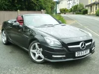 Used Mercedes SLK200 AMG 184 HP (135 kW) 2013 Obsidian black metallic Cabriolet