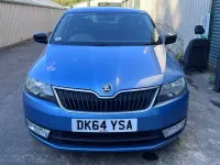 Used Skoda Rapid Sport 105 HP (77 kW) 2014 Blue Hatchback