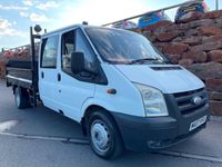 used Ford Transit D/Cab TDCi 100ps [DRW] FLATBED TAIL-LIFT SIX SEATER IMMACULATE INTERIOR ETC