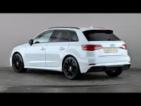 Used Audi A3 Black Edition 150 HP (110 kW) 2017 White Hatchback