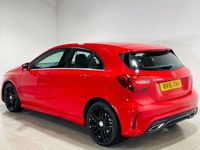 Used Mercedes A180 AMG line 109 HP (80 kW) 2016 Red Hatchback