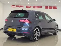 Used VW Golf VII GTD 184 HP (135 kW) 2017 Blue Hatchback