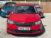 Used Skoda Fabia 60 HP (44 kW) 2016 Red Hatchback