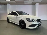 Used Mercedes CLA220 AMG line 177 HP (130 kW) 2017 White Coupe