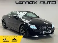 Used Mercedes C220 AMG line 2017 Black Cabriolet