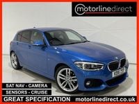 Used BMW 118 M Sport 136 HP (100 kW) 2016 Blue Hatchback