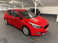 Used Kia Ceed 98 HP (72 kW) 2015 Red Hatchback
