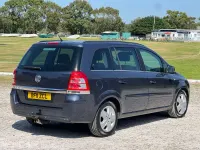 Used Vauxhall Zafira 125 HP (91 kW) 2011 Blue MPV