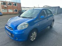 Used Nissan Micra Acenta 80 HP (58 kW) 2012 Blue Hatchback