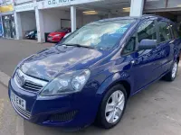 Used Vauxhall Zafira 2013 Blue MPV