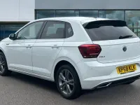 Used VW Polo R-line 95 HP (69 kW) 2018 White Hatchback