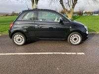 Used Fiat 500 Lounge 69 HP (50 kW) 2018 Black Hatchback