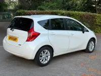 Used Nissan Note Acenta Premium 80 HP (58 kW) 2014 White Hatchback