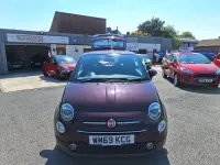 Used Fiat 500 Lounge 69 HP (50 kW) 2020 Red Hatchback