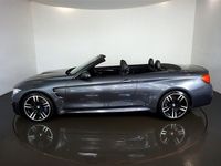 used BMW M4 Cabriolet 3.0 M4 2d 2 OWNER CAR FINISHED IN MINERAL GREY WITH BLACK MERINO LEATHER 19"JET BLACK M DOUBLE SPOKE