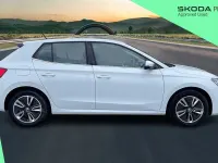 Used Skoda Fabia SE L 94 HP (69 kW) 2022 Moon white metallic Hatchback