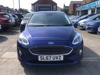 Used Ford Fiesta Zetec 2017 Blue Hatchback