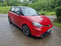 Used MG MG3 106 HP (77 kW) 2015 Red Hatchback