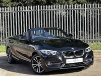Used BMW 220 Sport Line 2019 Black Cabriolet