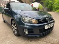 Used VW Golf VI GTD 170 HP (125 kW) 2011 Blue Hatchback