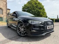Used Audi A3 S-Line 184 HP (135 kW) 2015 Black Sedan