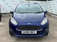 Used Ford Fiesta Titanium 100 HP (73 kW) 2016 Blue Hatchback
