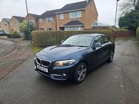 Used BMW 218 Sport Line 2016 Blue Coupe