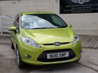 Used Ford Fiesta Zetec 82 HP (60 kW) 2010 Green Hatchback