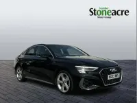 Used Audi A3 S-Line 147 HP (108 kW) 2023 Black Sedan