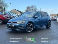 Used VW Golf VII Edition 110 HP (80 kW) 2016 Blue Hatchback