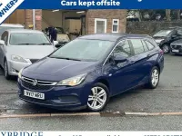 Used Vauxhall Astra Design Edition 2017 Blue Estate