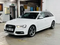 Usado Audi A4 Black Edition 150 CV (110 kW) 2013 Blanco Familiar