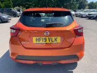 Used Nissan Micra Acenta 90 HP (66 kW) 2019 Orange Hatchback