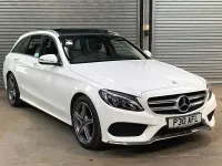 Used Mercedes C220 AMG Line Premium 168 HP (123 kW) 2014 White Estate