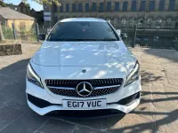 Used Mercedes CLA220 AMG line 177 HP (130 kW) 2017 White Coupe