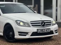Used Mercedes C180 AMG 2012 White Sedan