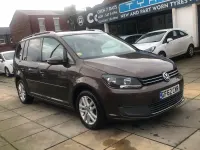 Used VW Touran SE 105 HP (77 kW) 2012 Brown MPV