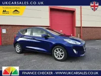 Used Ford Fiesta Zetec 70 HP (51 kW) 2017 Blue Hatchback