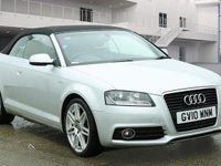 Used Audi A3 Cabriolet S-Line 2010 Silver Cabriolet